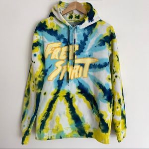 Khalid Free Spirit Tour 2019 Tie Dye Merch Hoodie